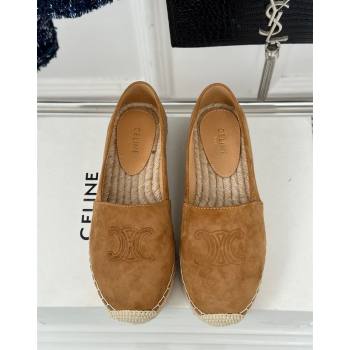 Celine Espadrilles Flats in Suede Brown 2024 CE101202 (MD-241012017)