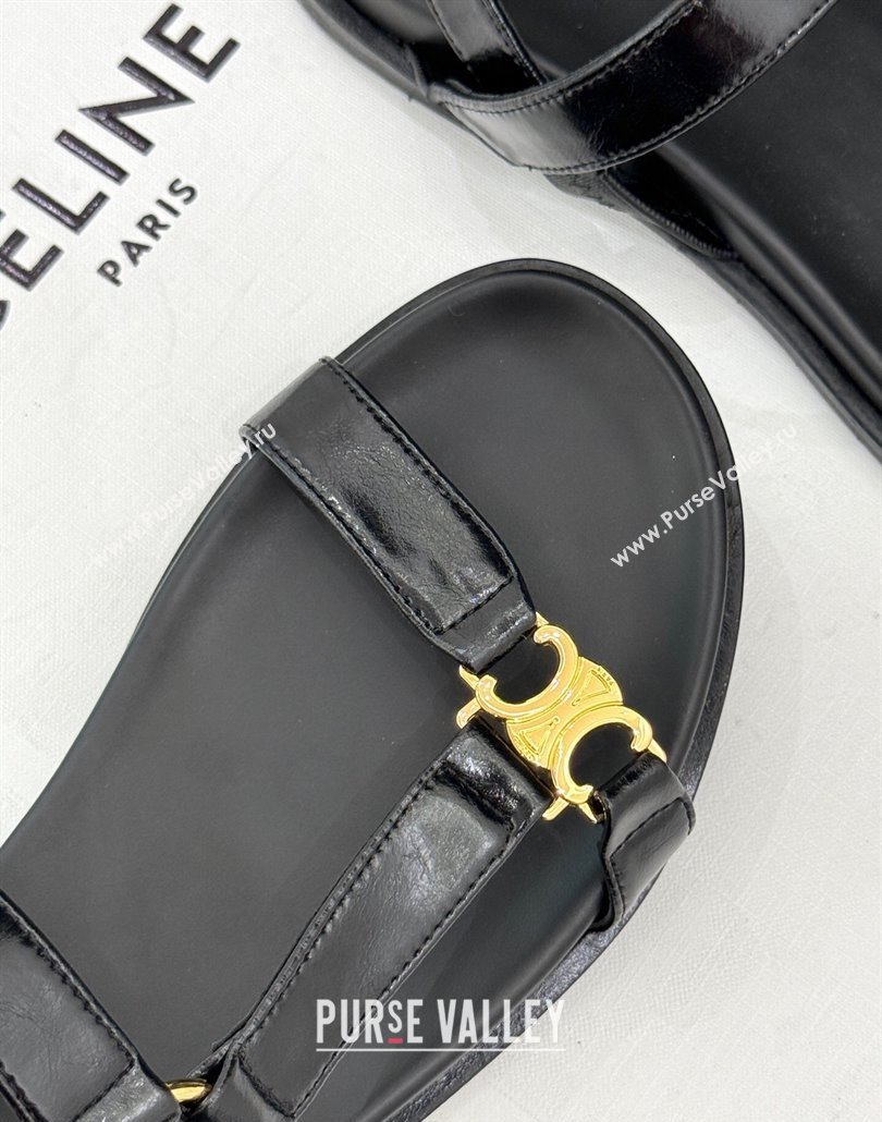 Celine Maud Flat Sandals in Calfskin Leather White 2025 (MD-250428121)