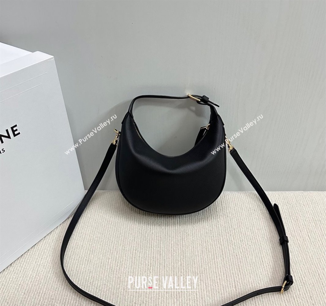 Celine Teen Lulu Bag in Grained Calfskin Black 2025 120723 (BL-250520028)