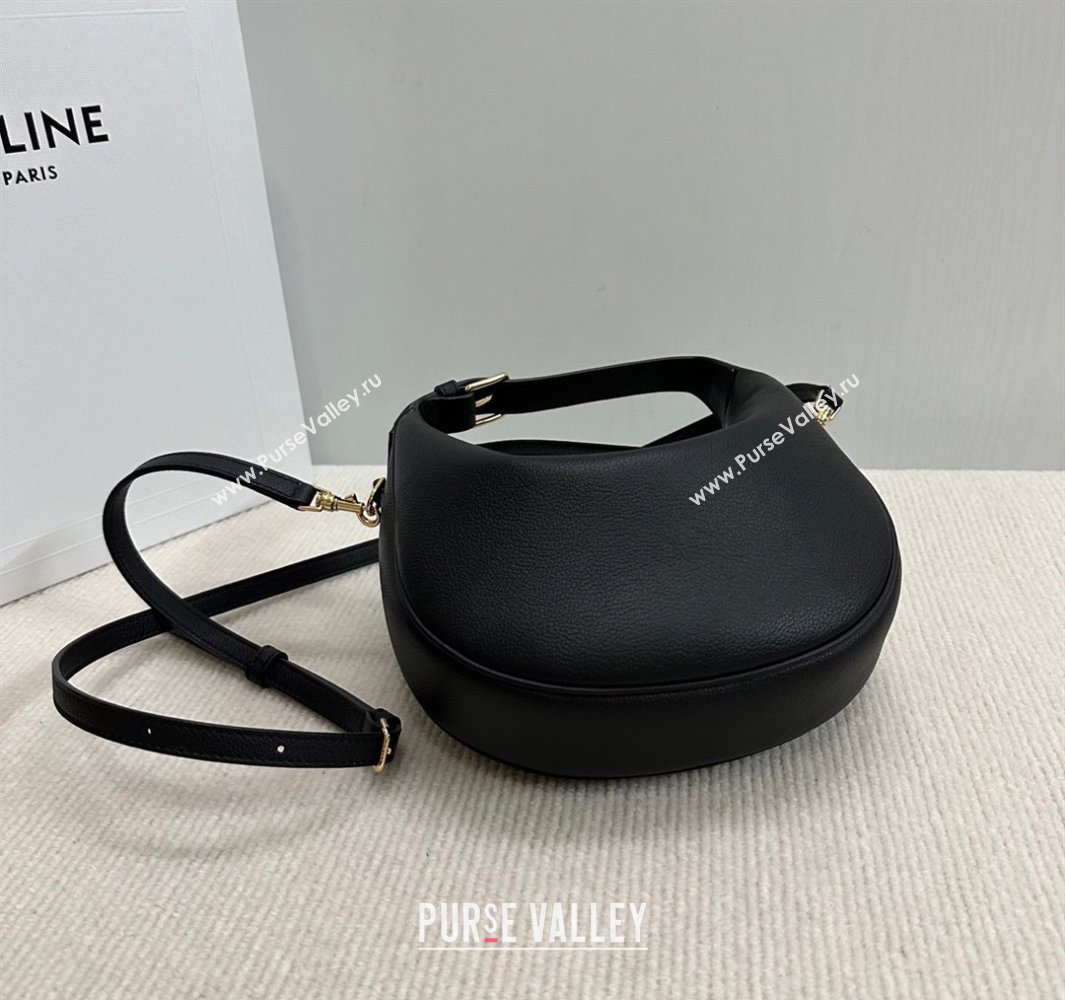 Celine Teen Lulu Bag in Grained Calfskin Black 2025 120723 (BL-250520028)