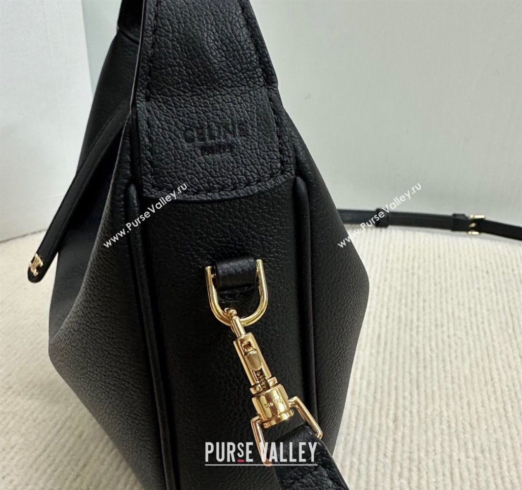 Celine Teen Lulu Bag in Grained Calfskin Black 2025 120723 (BL-250520028)