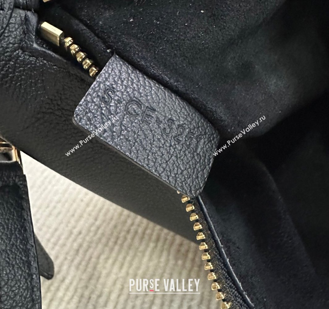 Celine Teen Lulu Bag in Grained Calfskin Black 2025 120723 (BL-250520028)