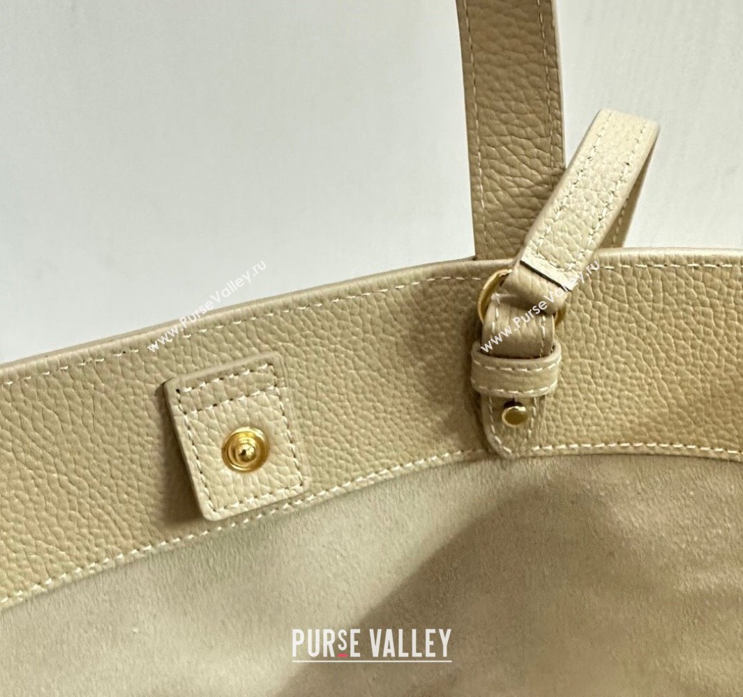 Celine Mini Cabas Anais Cuir Triomphe Tote Bag in Grained Calfskin Light Apricot 2025 118613 (BL-250520010)