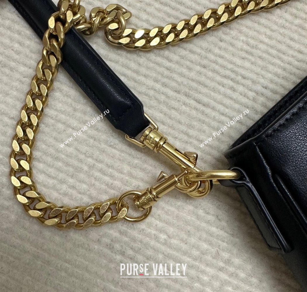 Celine Shoulder Camille16 Soft Bag in Smooth Calfskin Black 2025 122073 (BL-250807048)