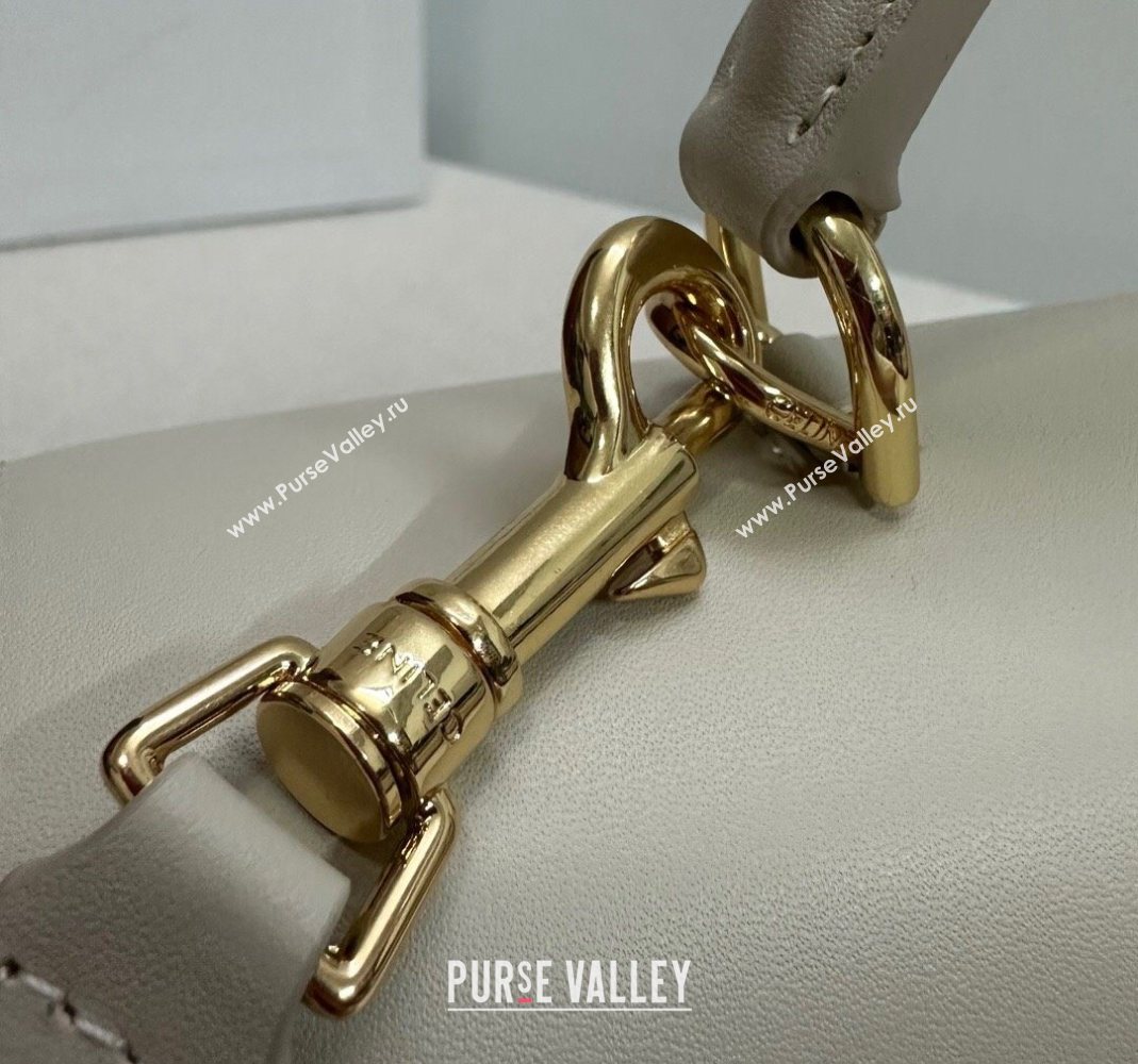 Celine Medium Nino Top Handle bag in Smooth Calfskin Light Beige 2025 117523 (BL-251124056)