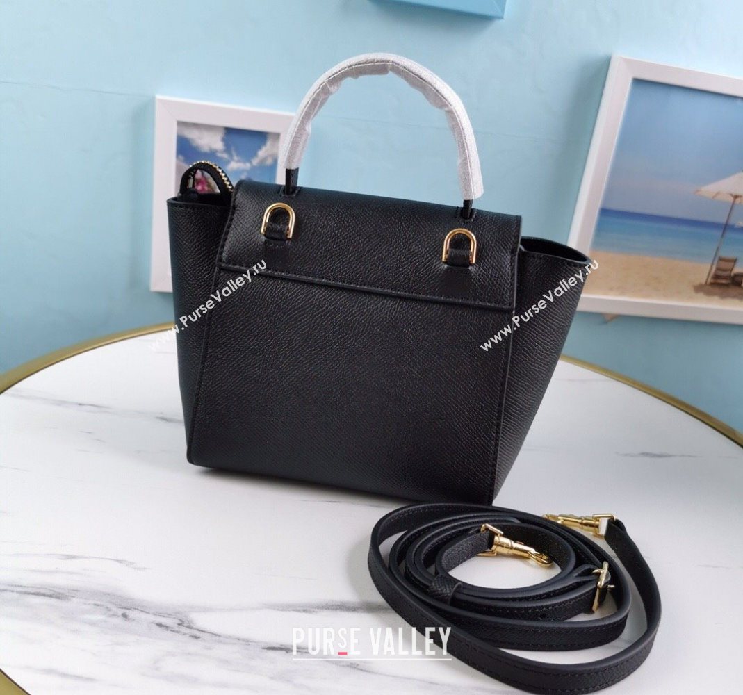 Celine Belt Pico Mini Bag in Grained Leather Black 2025 194263 (BL-251124033)