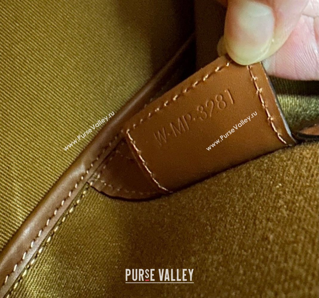 Celine Soft Shopping Bag in Triomphe Canvas and Calfskin Leather 2025 123912 (BL-251124067)