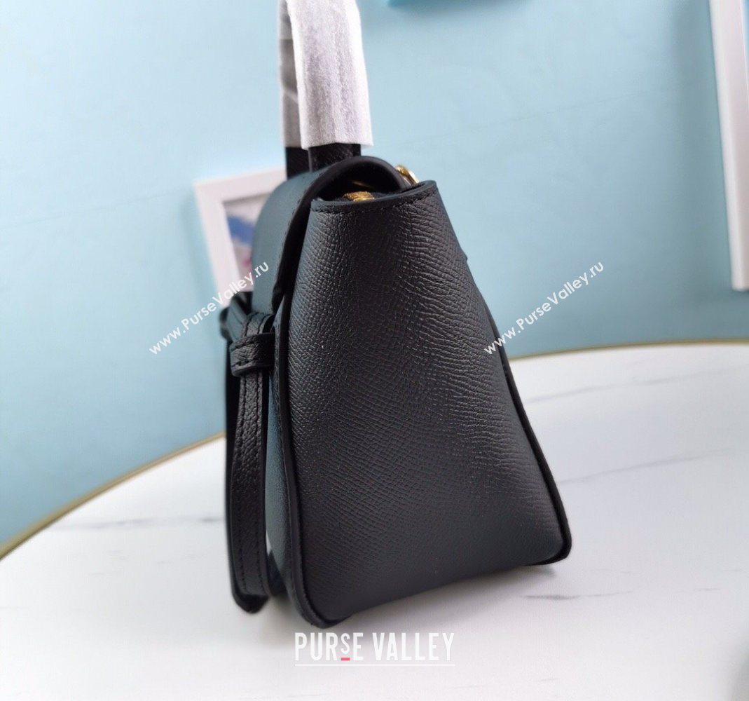 Celine Belt Pico Mini Bag in Grained Leather Black 2025 194263 (BL-251124033)