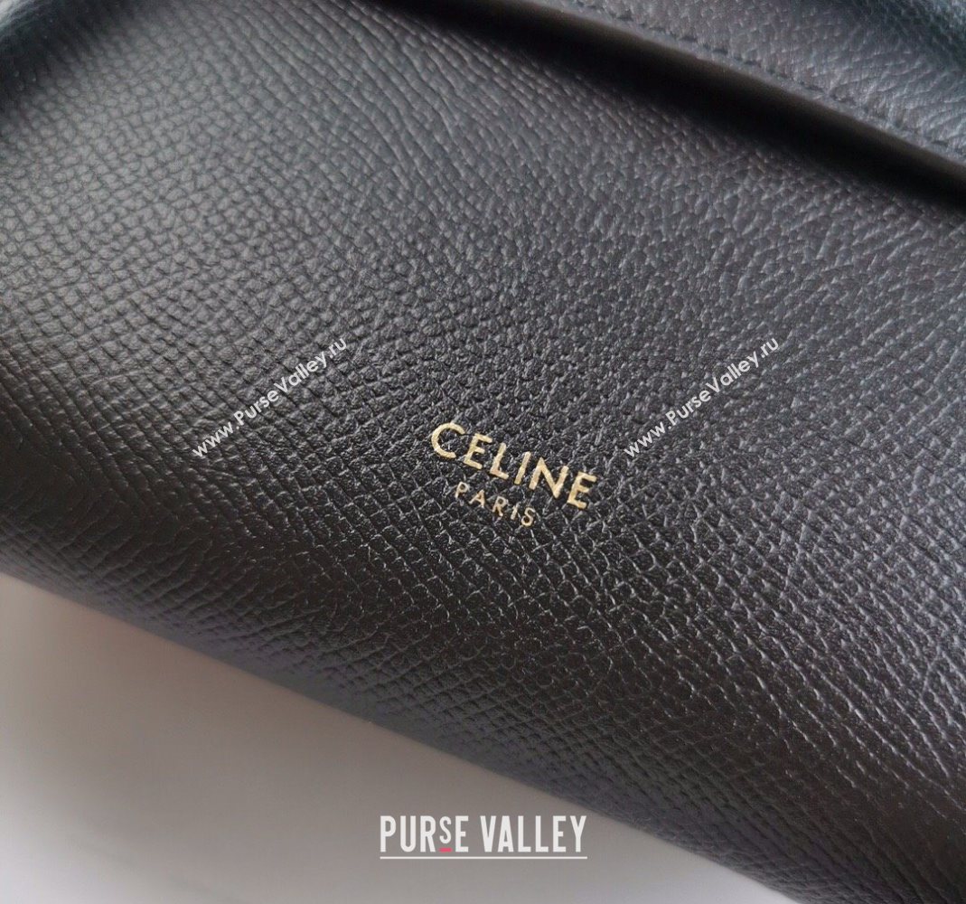 Celine Belt Pico Mini Bag in Grained Leather Black 2025 194263 (BL-251124033)