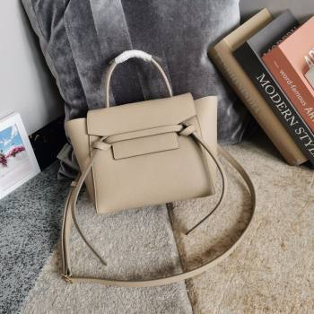 Celine Belt Pico Nano Bag in Grained Leather Beige 2025 189003 (BL-251124037)