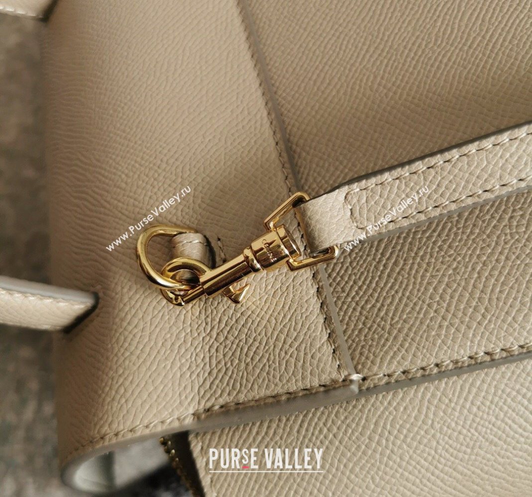 Celine Belt Pico Nano Bag in Grained Leather Beige 2025 189003 (BL-251124037)