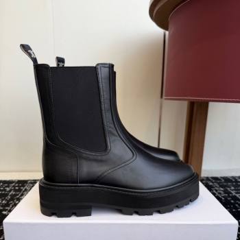 Celine Black Calfskin Leather Ankle Boots 4.5cm 2025 CE1209026 (SS-251209066)