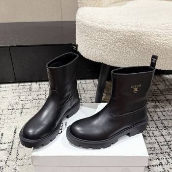 Celine Margaret Ankle Boots 3.5cm in Calfskin Leather Black 2025 1209 (MD-251209055)