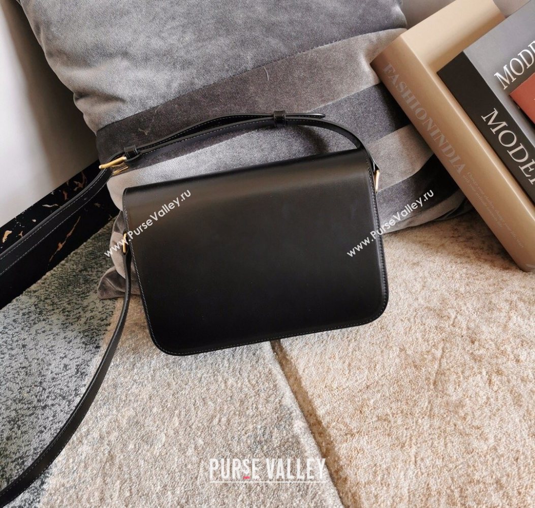 Celine Classique Triomphe Bag in Shiny Calfskin Leather 187366 Black/Gold 2026 (BL-260121041)