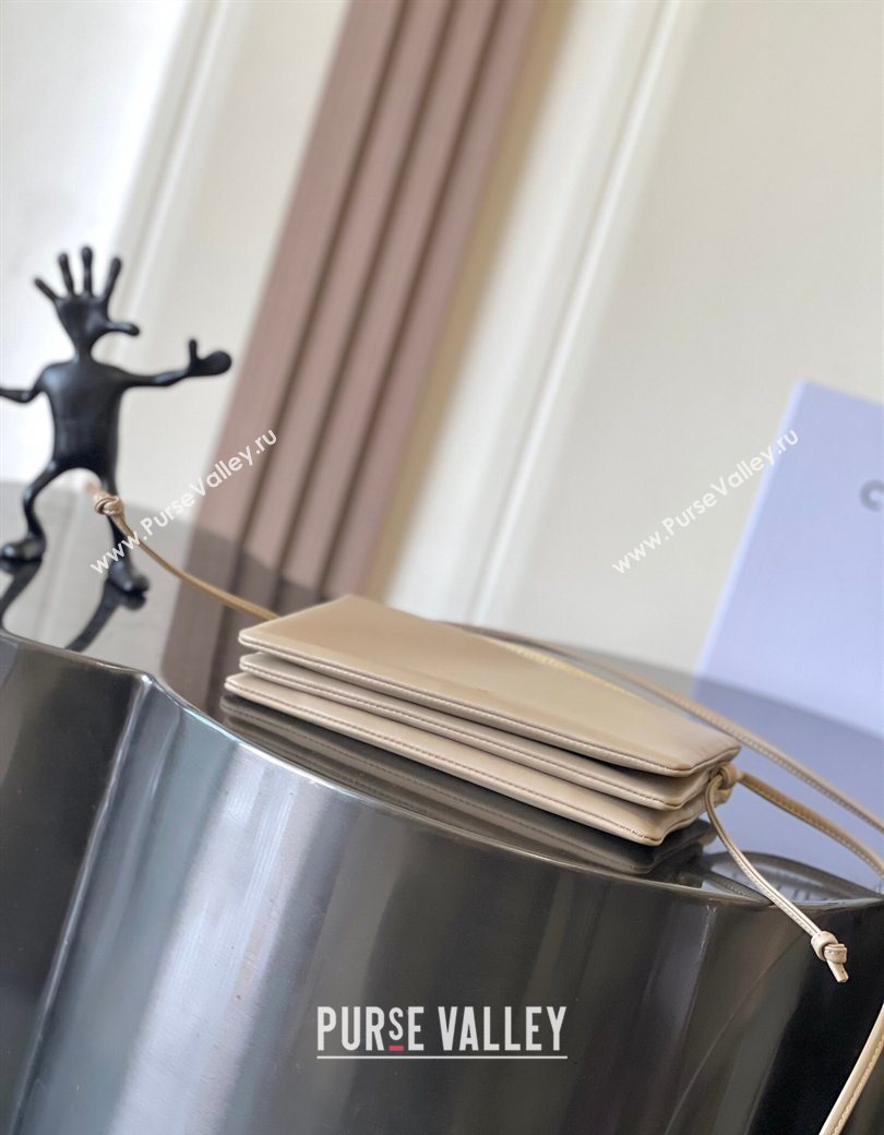 Celine Trio Flap Bag in Smooth Lambskin Leather Safari Beige 2026 10P862 (BL-260121004)