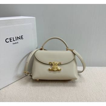 Celine Teen Nino Bag in Smooth Supple Calfskin Light Beige 2026 118113 (BL-260411013)