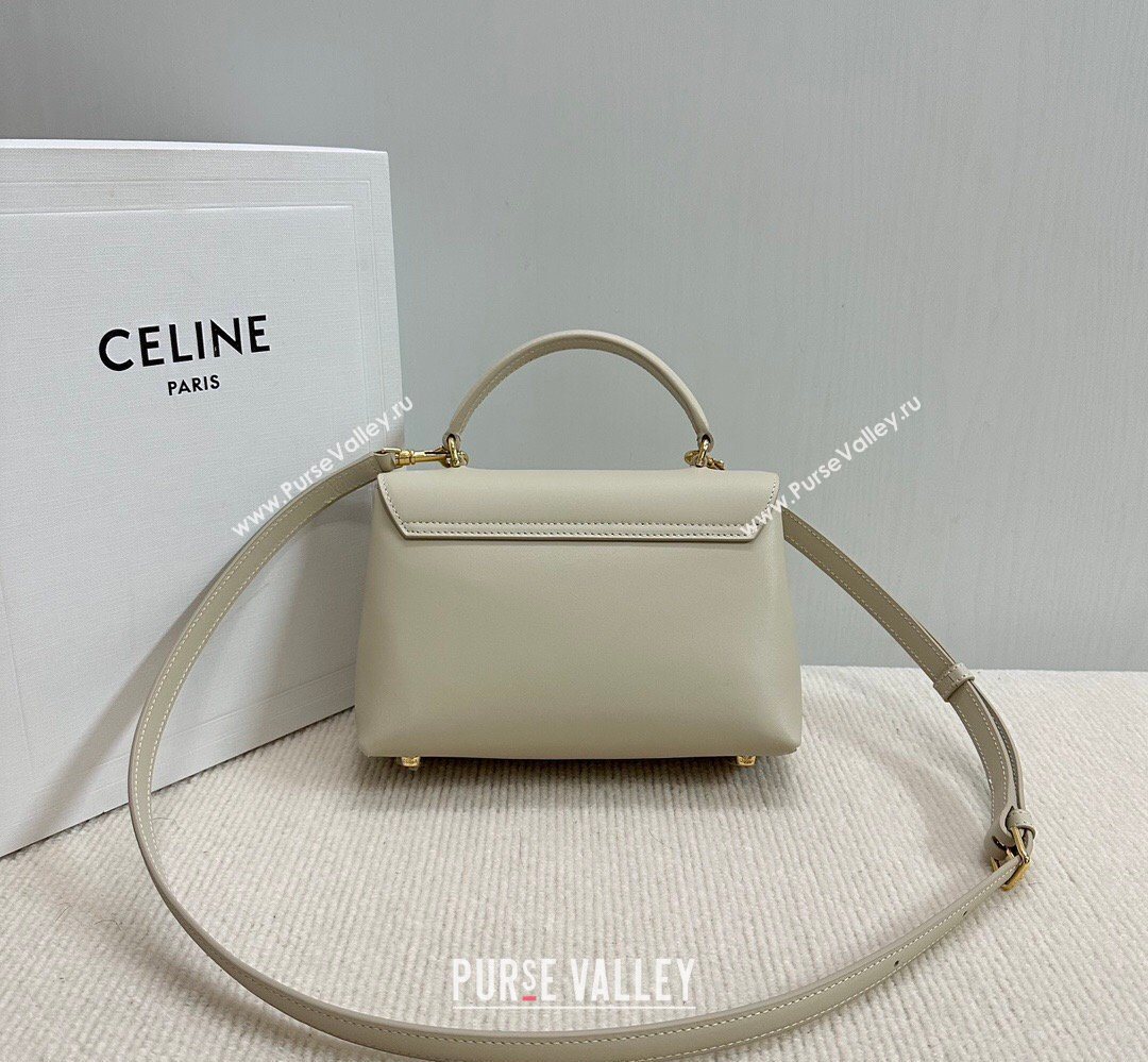 Celine Teen Nino Bag in Smooth Supple Calfskin Light Beige 2026 118113 (BL-260411013)
