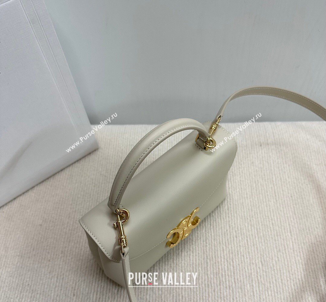 Celine Teen Nino Bag in Smooth Supple Calfskin Light Beige 2026 118113 (BL-260411013)