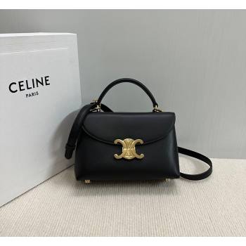 Celine Teen Nino Bag in Smooth Supple Calfskin Black 2026 118113 (BL-260411015)