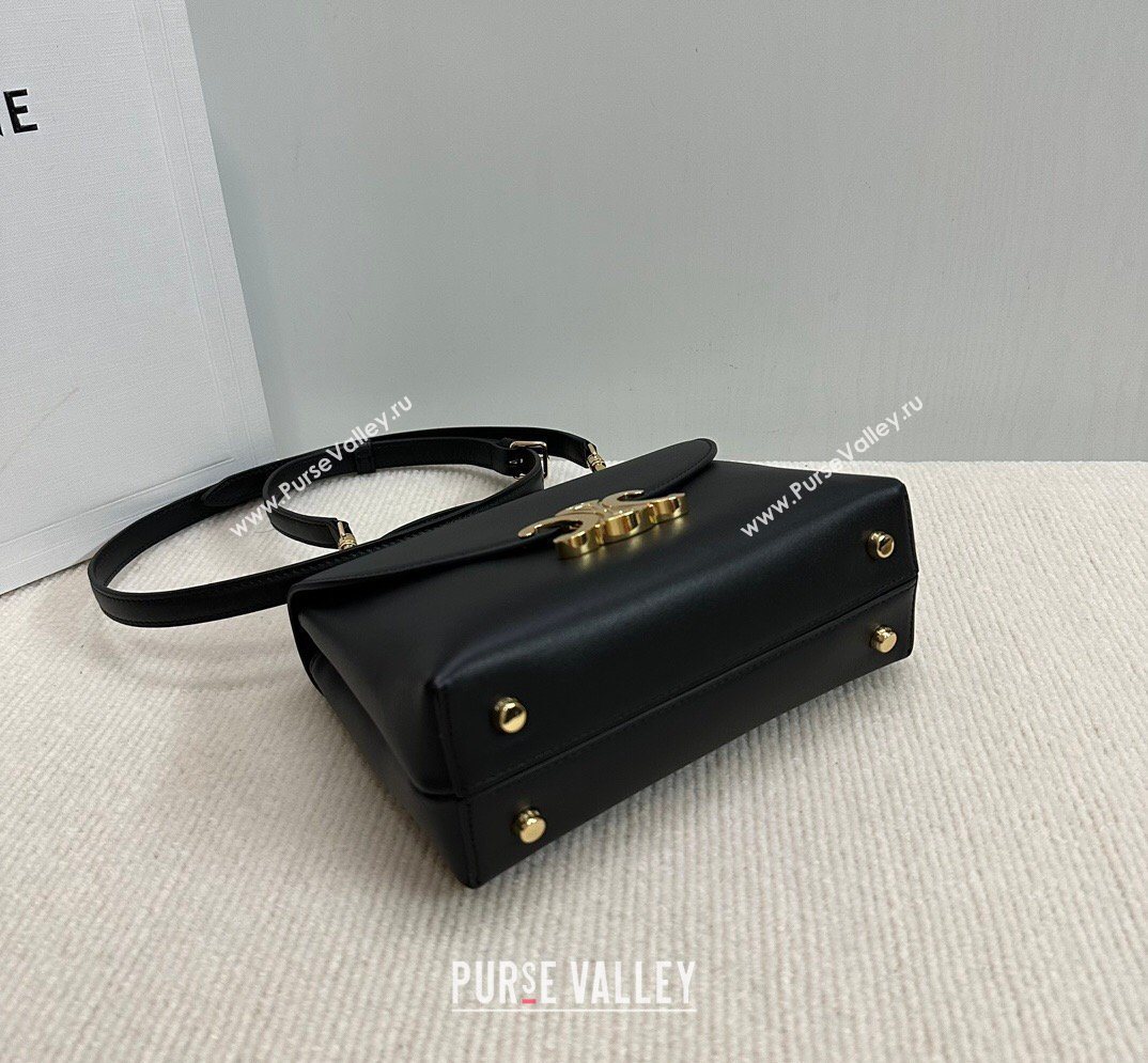 Celine Teen Nino Bag in Smooth Supple Calfskin Black 2026 118113 (BL-260411015)