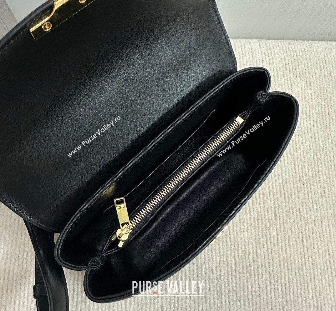 Celine Teen Nino Bag in Smooth Supple Calfskin Black 2026 118113 (BL-260411015)