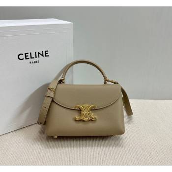 Celine Teen Nino Bag in Grained Supple Calfskin Cappuccino 2026 118113 (BL-260411016)