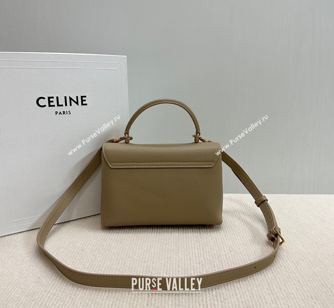 Celine Teen Nino Bag in Grained Supple Calfskin Cappuccino 2026 118113 (BL-260411016)