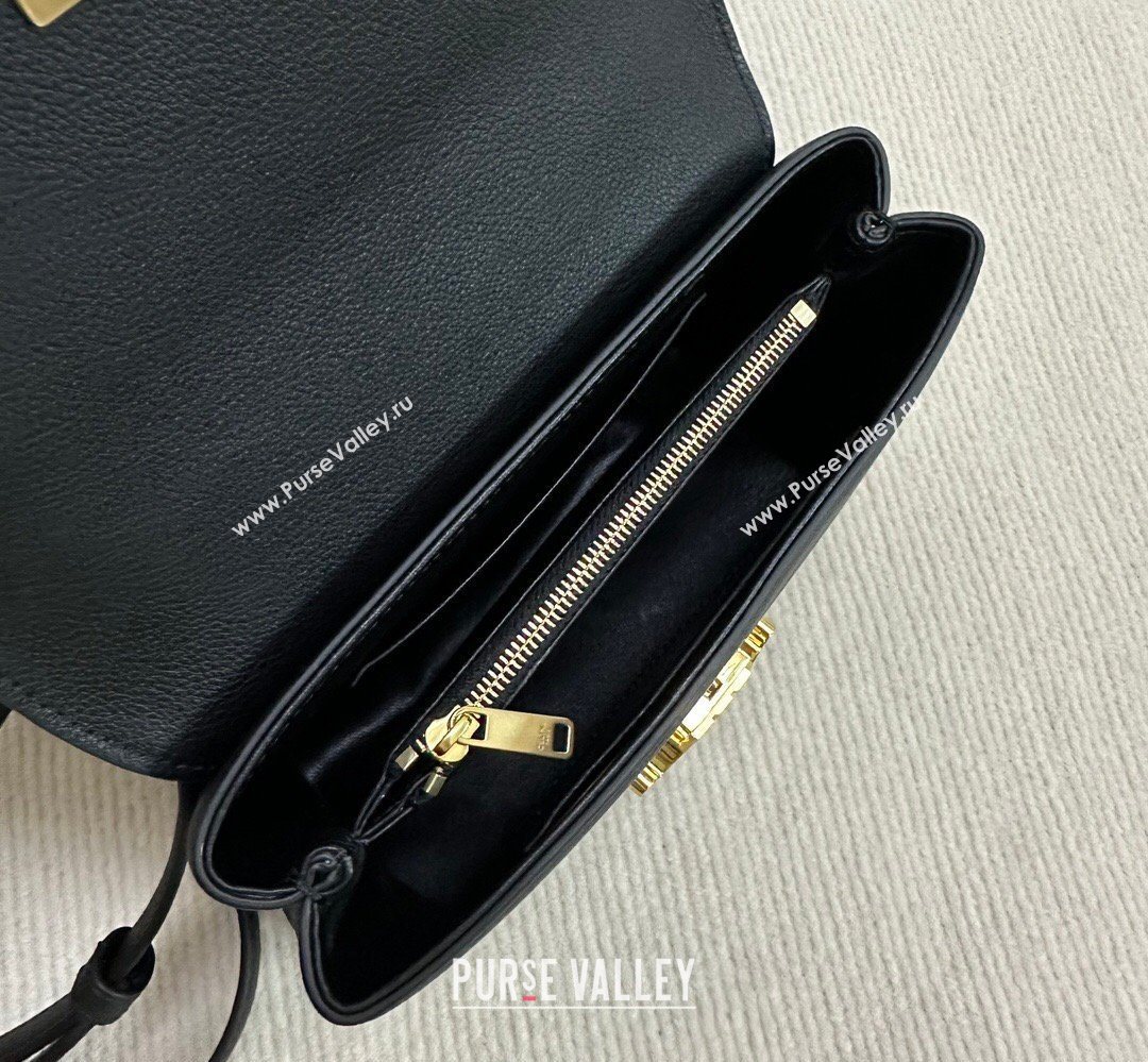 Celine Teen Nino Bag in Grained Supple Calfskin Black 2026 118113 (BL-260411018)