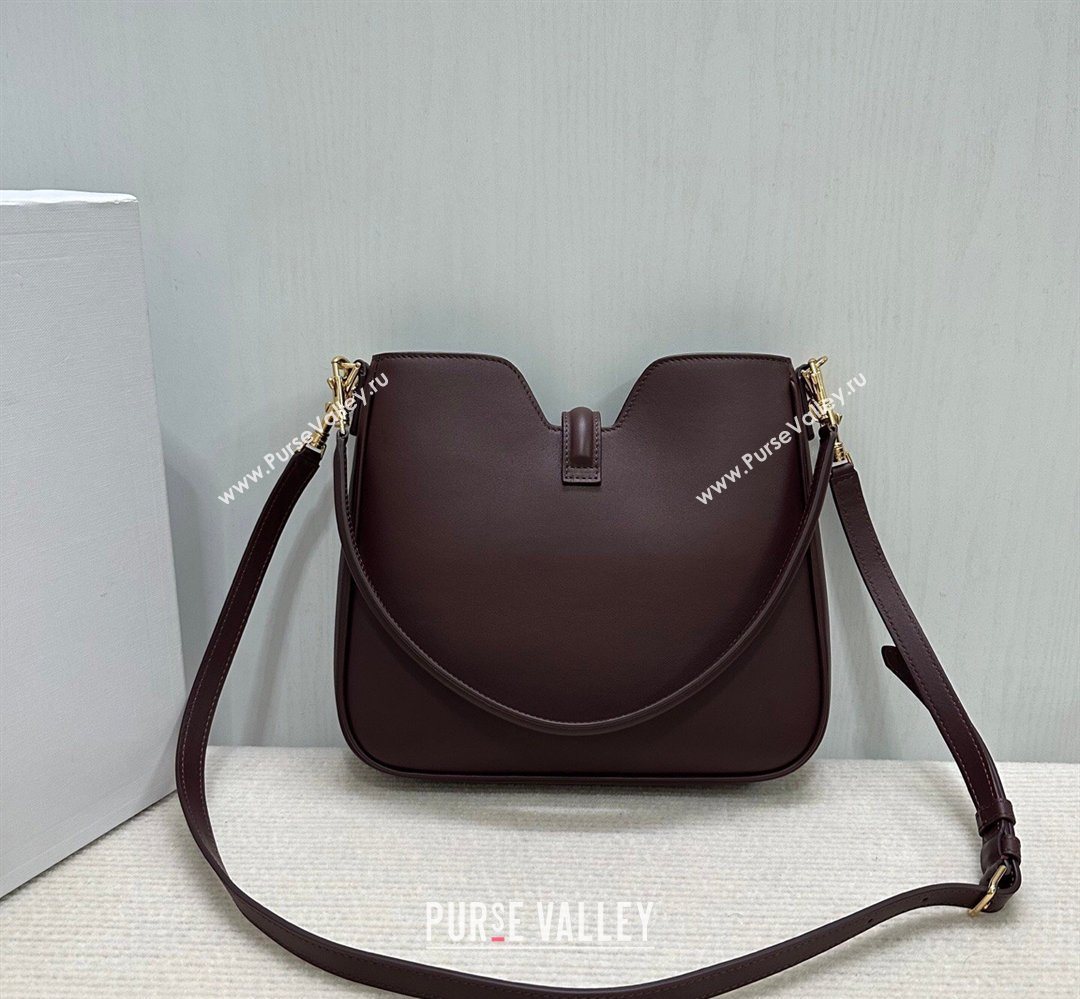 Celine Small Camille16 Soft Bag in Smooth Calfskin Dark Burgundy 2025 120693 (BL-260411022)