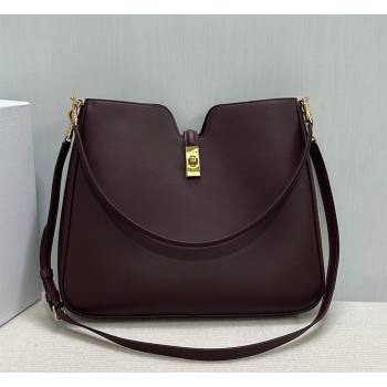 Celine Medium Camille16 Soft Bag in Smooth Calfskin Dark Burgundy 2025 119563 (BL-260411023)
