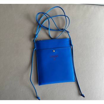 Celine Sharp Pouch Bag in Smooth Lambskin Leather Ultra Blue 2026 10P812 (BL-260411024)