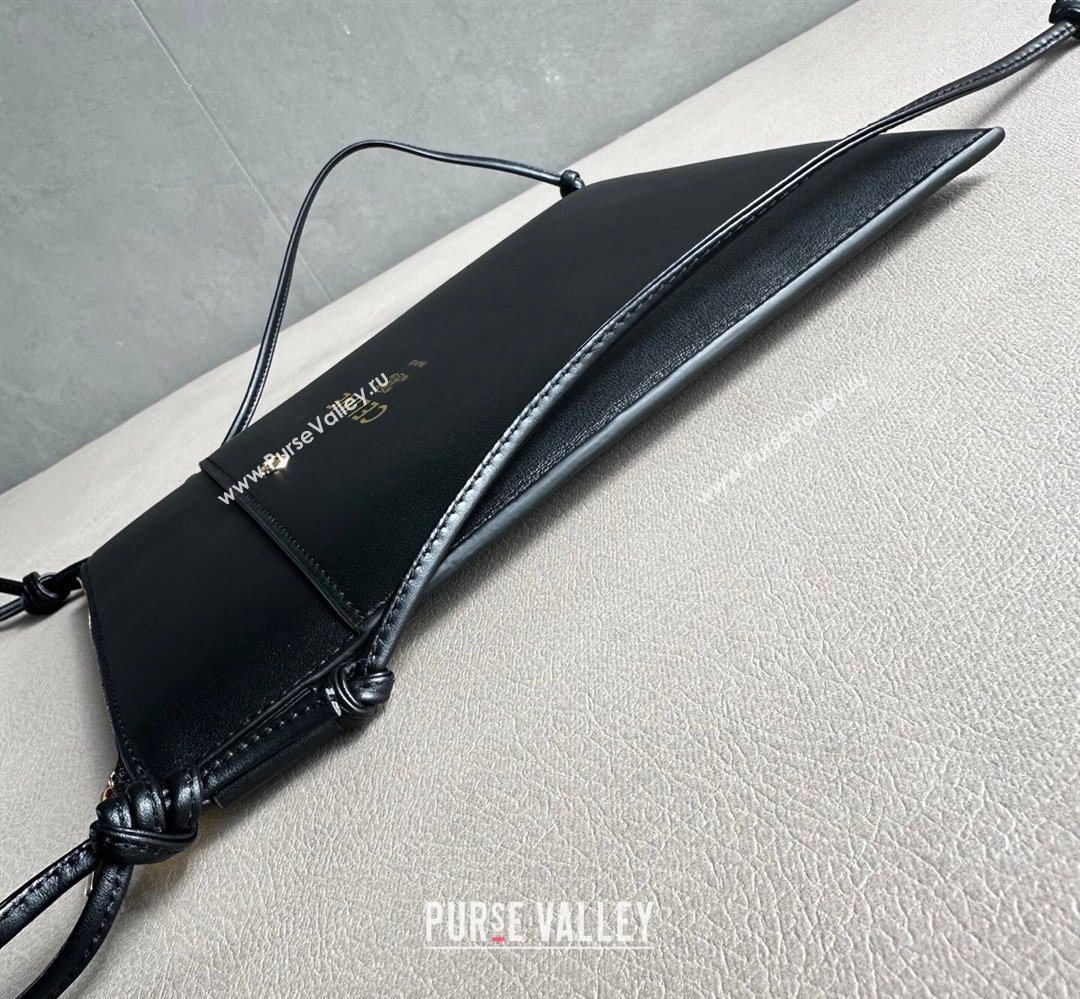 Celine Sharp Pouch Bag in Smooth Lambskin Leather Black 2026 10P812 (BL-260411026)