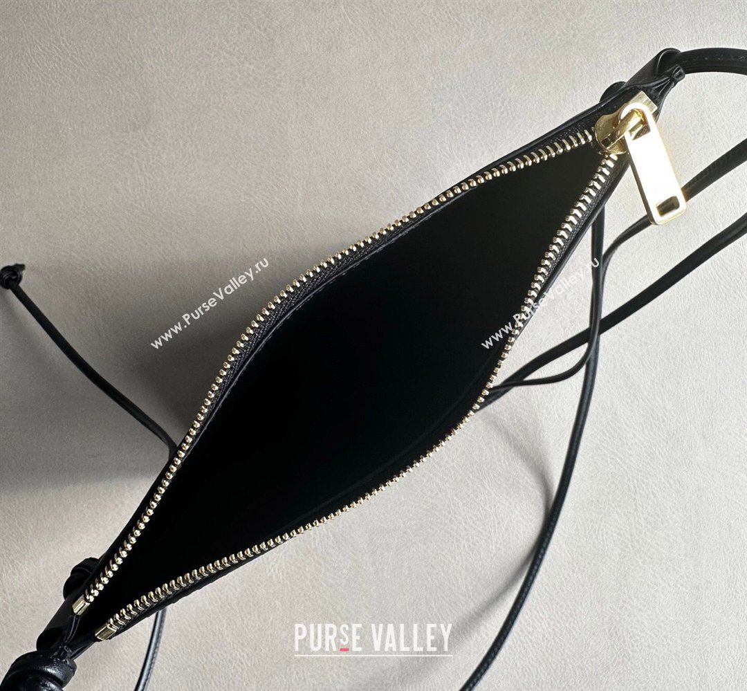 Celine Sharp Pouch Bag in Smooth Lambskin Leather Black 2026 10P812 (BL-260411026)