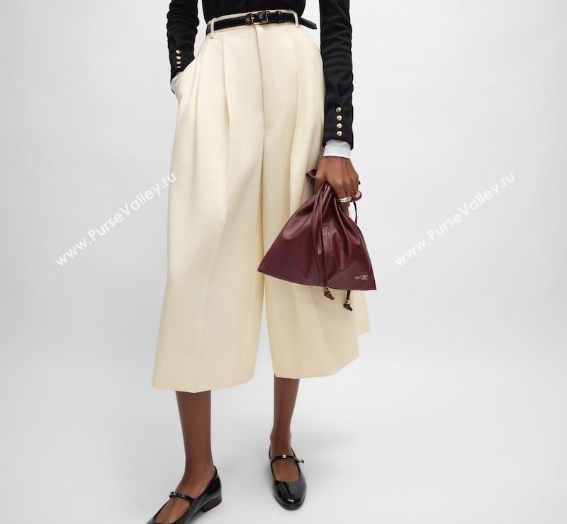 Celine Small Crystal Pouch Bag in Lambskin Leather Ultra Blue 2026 123662 (BL-260411030)