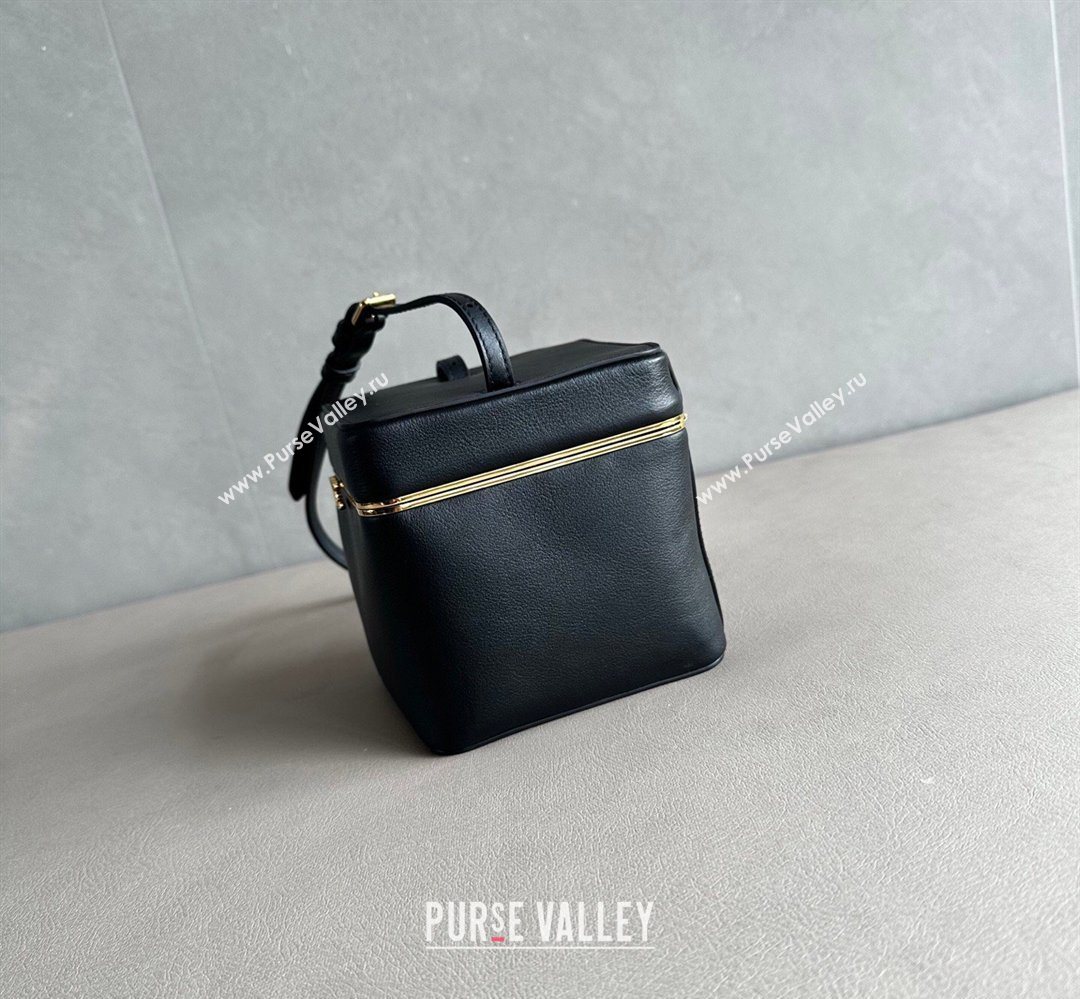 Celine Cube Mini Bag in Supple Calfskin Leather Black 2026 124232 (BL-260411031)