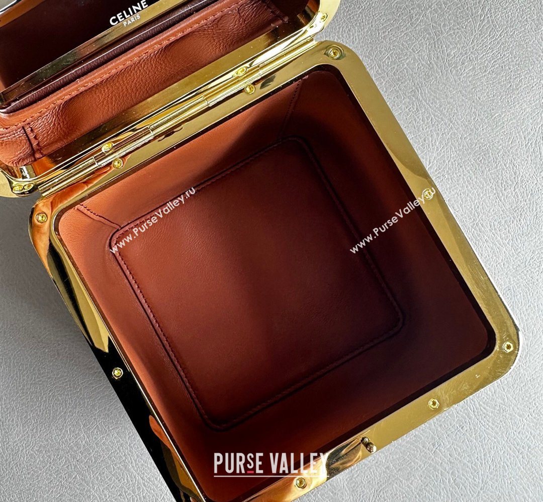 Celine Cube Mini Bag in Triomphe Canvas 2026 124232 (BL-260411032)