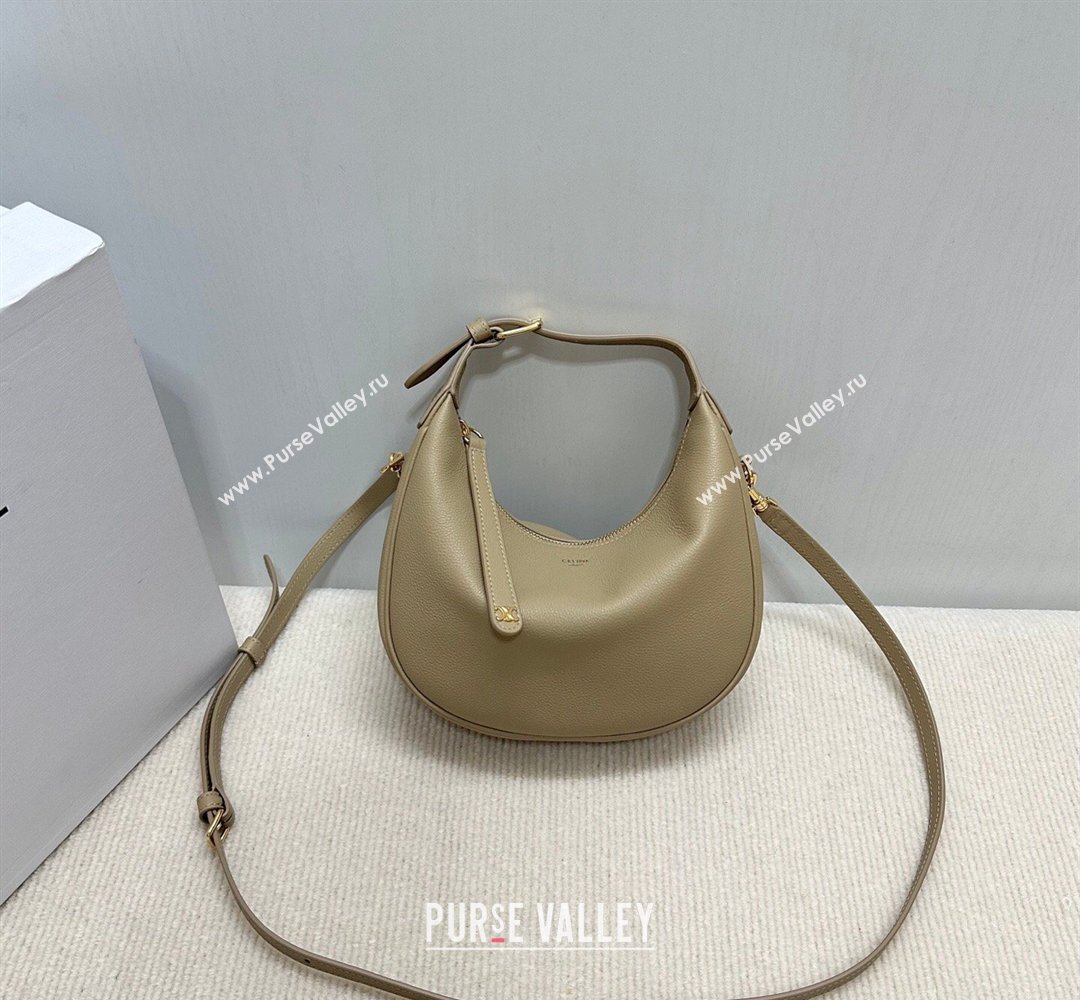 Celine Teen Lulu Bag in Grained Calfskin Beige 2025 120723 (BL-260411036)