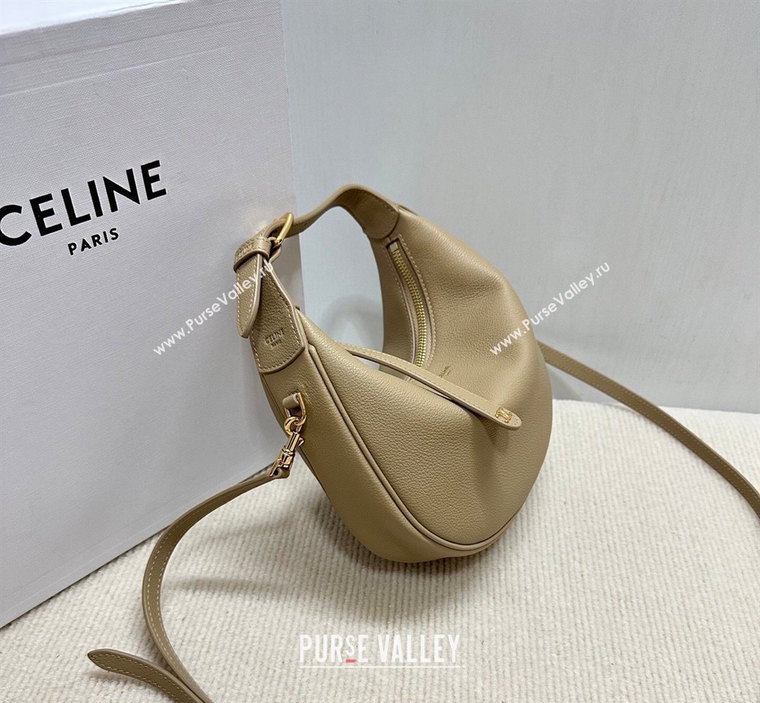 Celine Teen Lulu Bag in Grained Calfskin Beige 2025 120723 (BL-260411036)