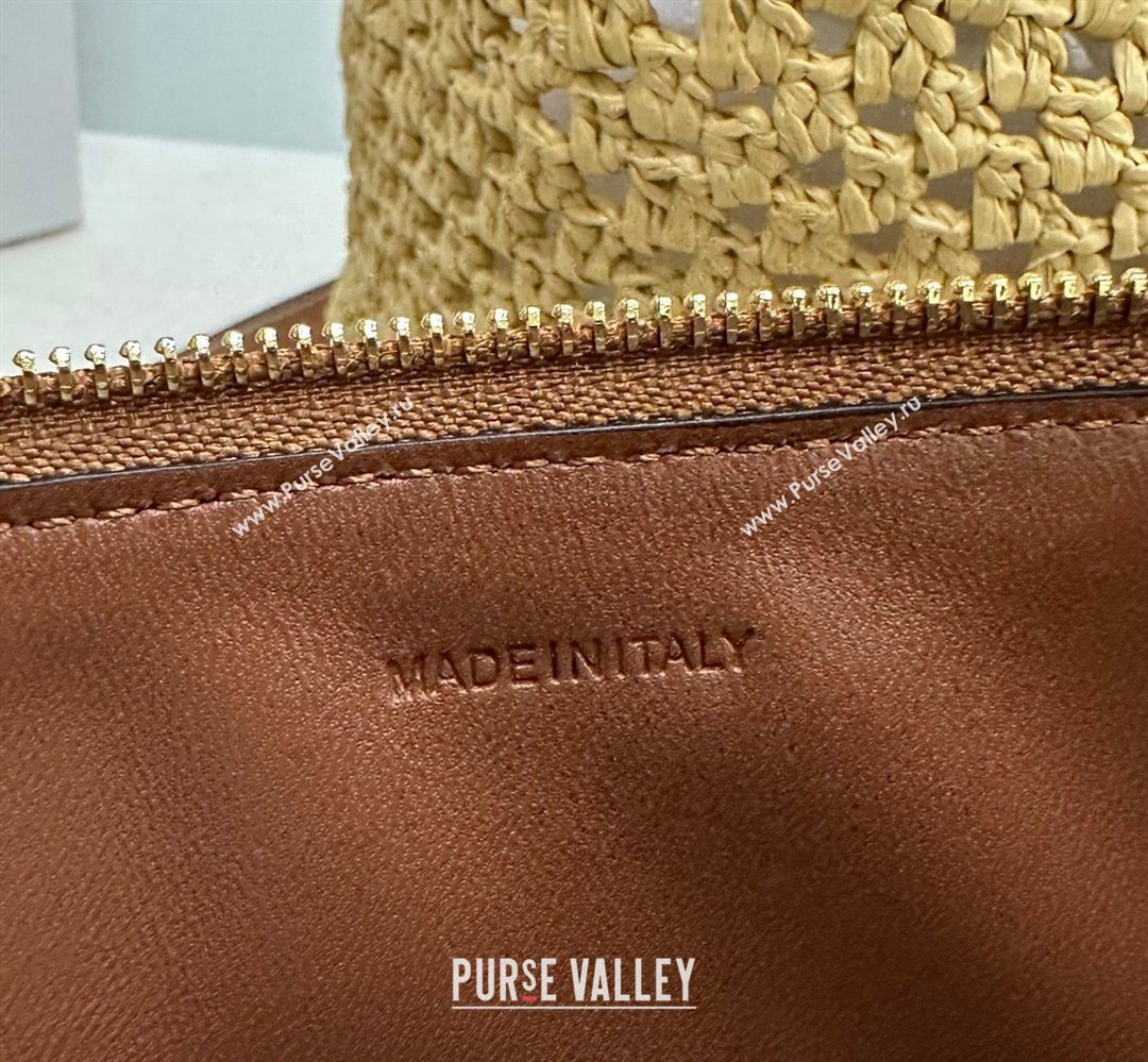 Celine Medium Louise Bucket bag in Raffia Straw 2026 116613 (BL-260411039)