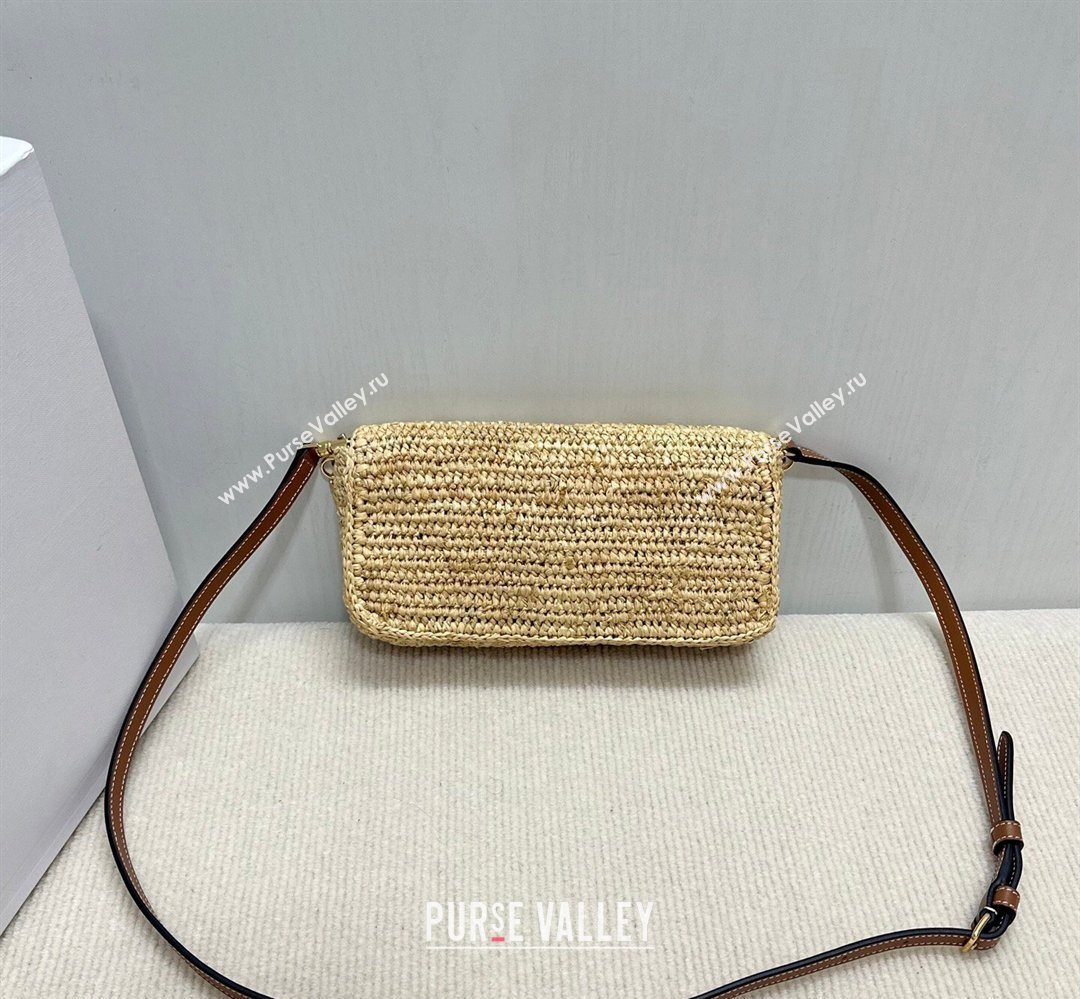 Celine Multipochette Chain Bag in Raffia Straw 2026 10M432 (BL-260411043)
