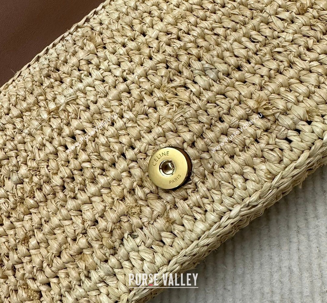 Celine Multipochette Chain Bag in Raffia Straw 2026 10M432 (BL-260411043)