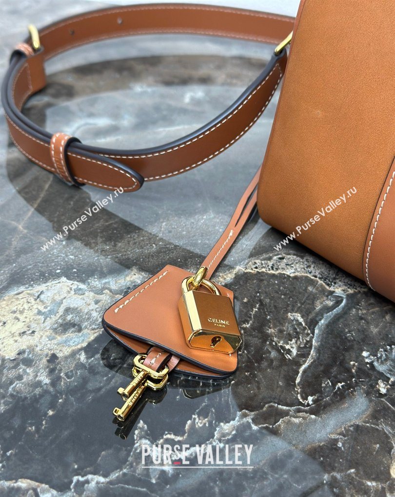 Celine Medium Boston Bag in Suede Brown 2026 121323 (BL-260411051)