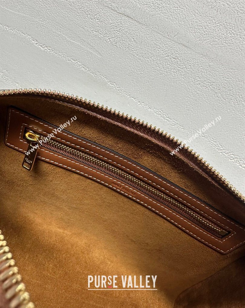 Celine Medium Boston Bag in Suede Brown 2026 121323 (BL-260411051)