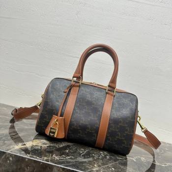 Celine Medium Boston Bag in Triomphe Canvas 2026 121323 (BL-260411052)