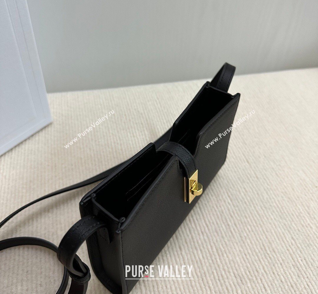 Celine 16 Mini Bag in Calfskin Leather Black 2026 100443 (BL-260411058)