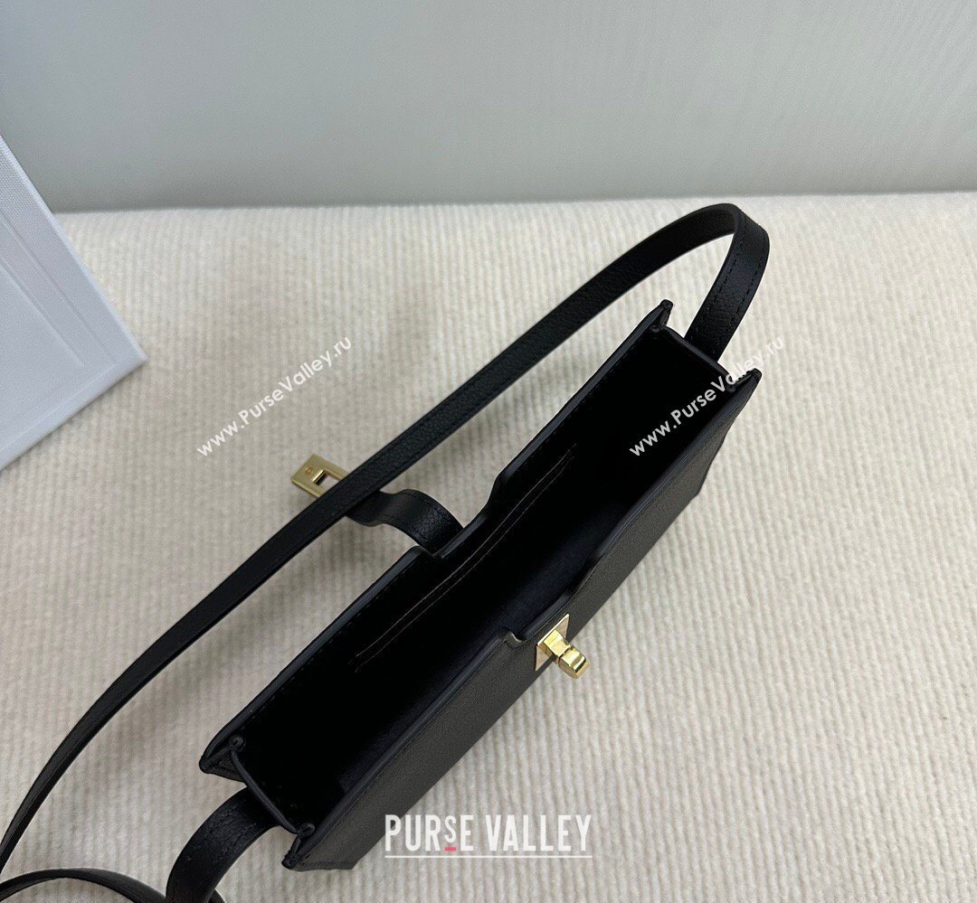 Celine 16 Mini Bag in Calfskin Leather Black 2026 100443 (BL-260411058)