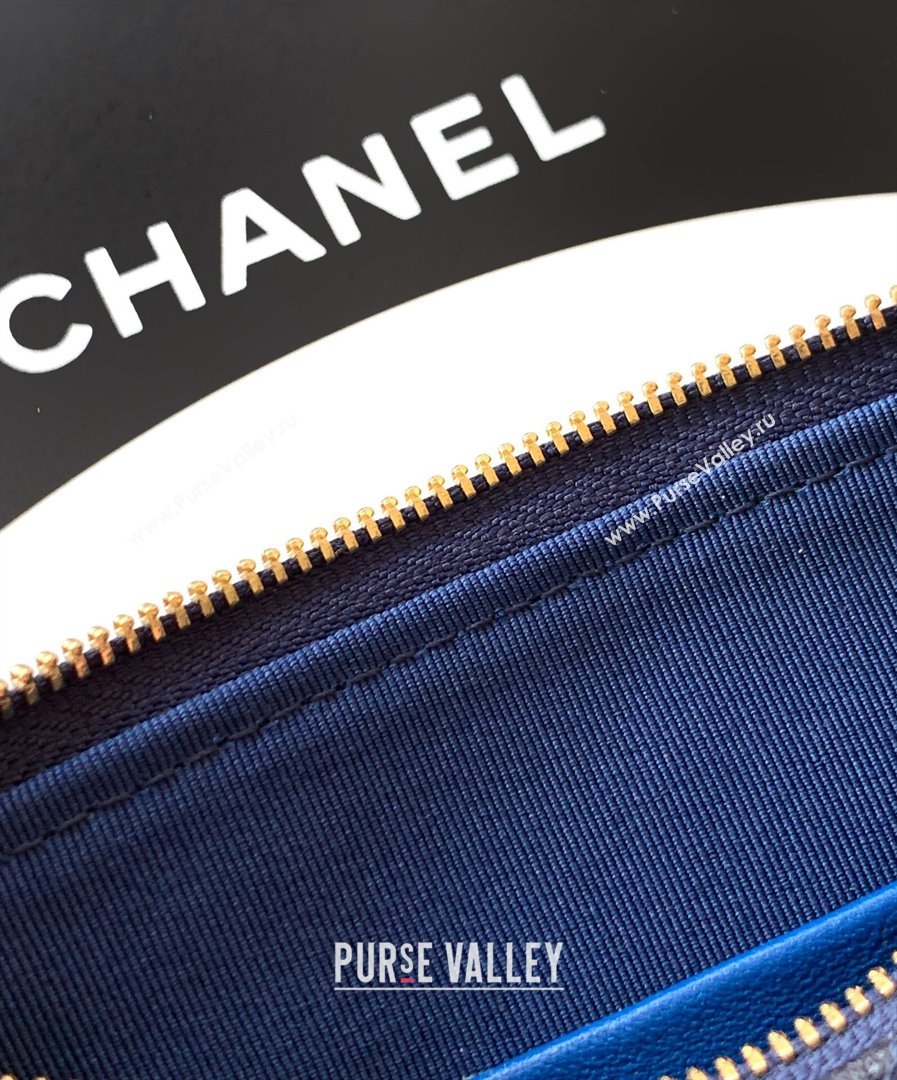 Chanel Grained Calfskin Hobo Bag Dark Blue 2025 CH081101 (yezi-2508110094)