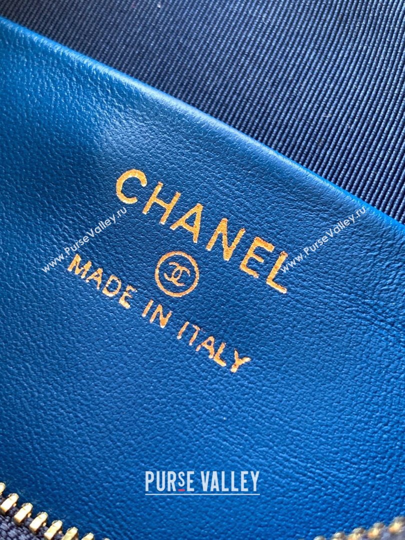 Chanel Grained Calfskin Hobo Bag Dark Blue 2025 CH081101 (yezi-2508110094)