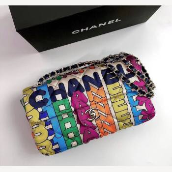 Chanel Printed Fabric Medium Flap Bag AS2897 Multicolor 2021 (YD-21112544)