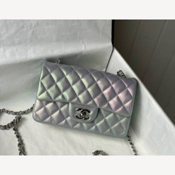 Chanel Iridescent Lambskin Classic Mini Flap Bag A69900 Pink 2021 31 (SM-21123031)